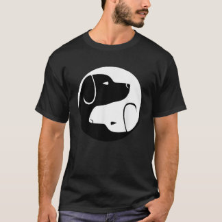 Camiseta Cute Sweet Black and White Labrador Yin Yang Gift 