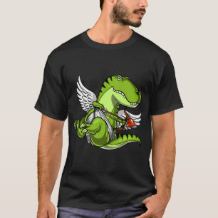 Camiseta Cute T-Rex Dinossauro Cupido