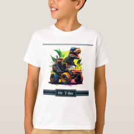 Camiseta Cute T-Rex Monster Monster Dinossaur Kids