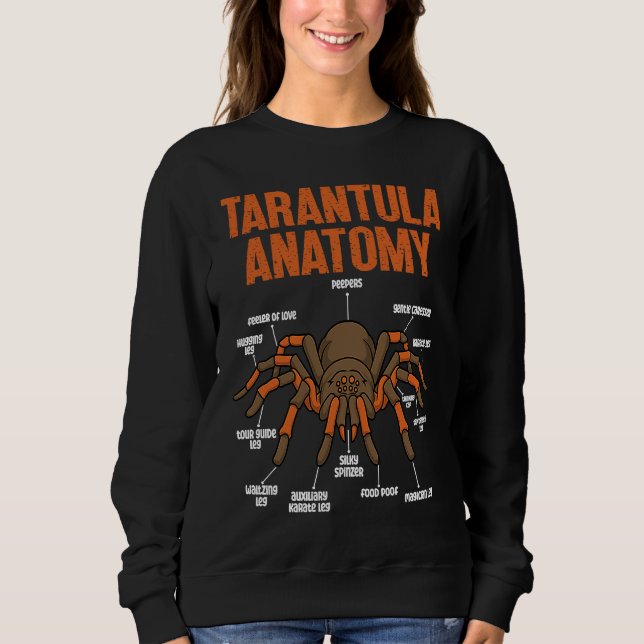 Camiseta cute tarantula anatomy entomologist (Frente)