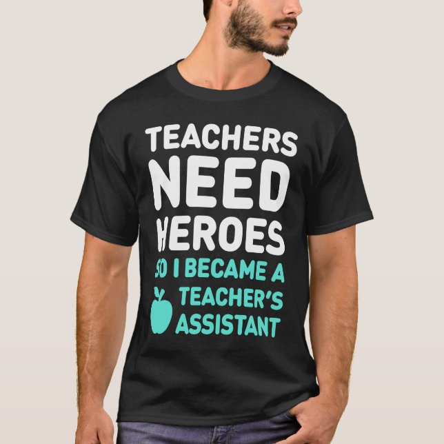Camiseta Cute Teacher's Assistant  Teaching Assistant (Frente)