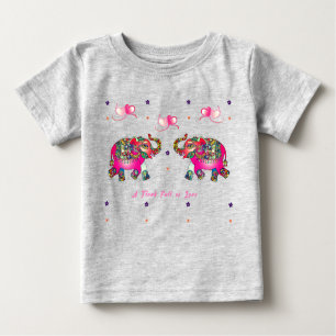 Camiseta Cute Toddler Artsy Elephant