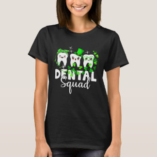 Camiseta Cute Tooth Leprechaun Hat Dental Squad St Patrick 
