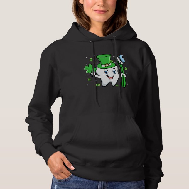 Camiseta Cute Tooth With Hat Dental Assistant  St Patricks  (Frente)