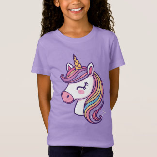 Camiseta "Cute Unicorn Rainbow Kids T-Shirt"
