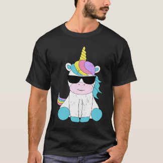 Camiseta Cute Unicorn Sunglasses Magical Unicorns Fantasy M
