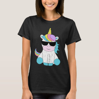 Camiseta Cute Unicorn Sunglasses Magical Unicorns Fantasy M