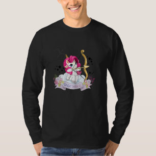 Camiseta Cute Unicórnio Zodíaco Sagitário Horóscopo Mulhere
