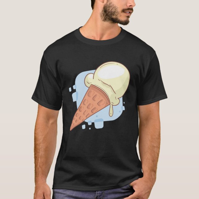 Camiseta Cute Vanilla Ice Cream (Frente)