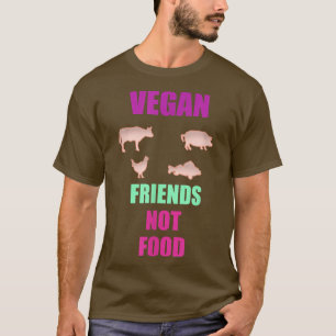 Camiseta Cute Vegan Vegetariana presente para Mulheres e Ho