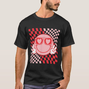 Camiseta Cute Vibrações de Dia dos Namorados Sorriso Dia do