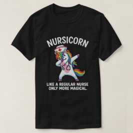 Camiseta Cute Vibrações de Enfermeira Unicórnio para Heróis