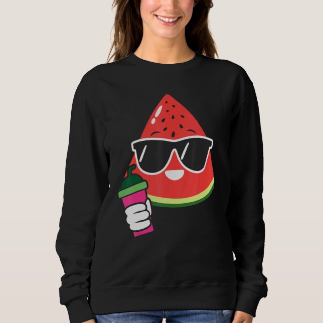Camiseta Cute Watermelon Watermelon Frappe   Summer Fruit (Frente)