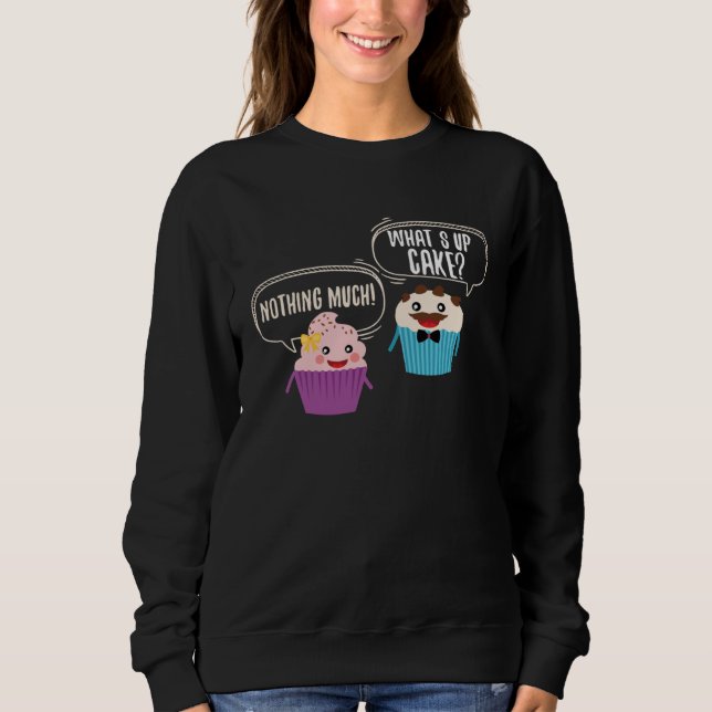 Camiseta Cute What s Up Cake Muffin Nothing Muffin (Frente)