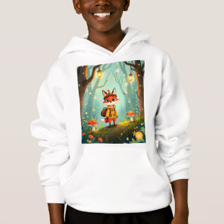 Camiseta Cute Whimsical Cartoon Fox