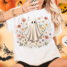 Cute Wildflower Fantasma Halloween  