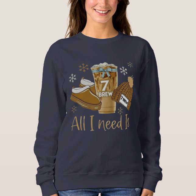 Camiseta Cute Women’s Sweatshirt | Cozy Christmas Gift (Frente)