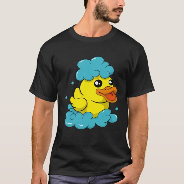 Camiseta Cute Yellow Bath Duck  Soap Maker Bath Foam (Frente)