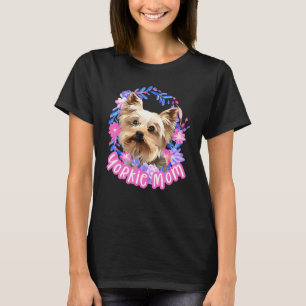 Camiseta Cute Yorkie mãe Yorkshire Terrier Dog Owner