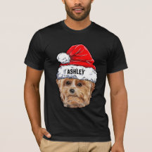 Cute Yorkshire Terrier Christmas Hog Big