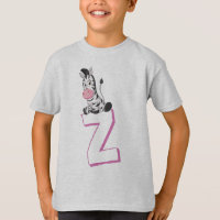 Cute Z para Zebra - Crianças - Alfabeto ABCD Inglê