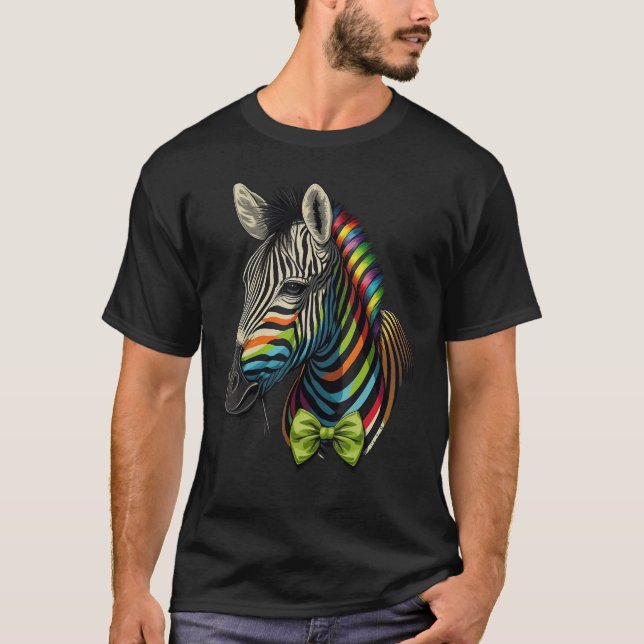 Camiseta Cute Zebra  Animal on Zebra 4 (Frente)