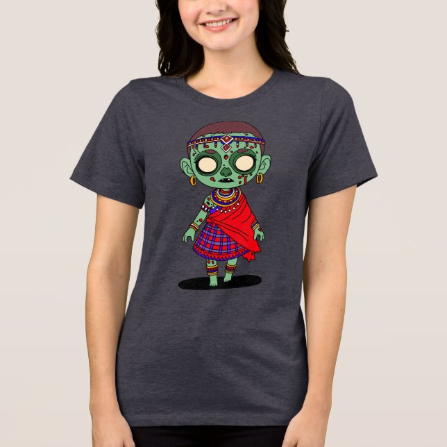 Camiseta Cute Zumbi Maasai (Frente)