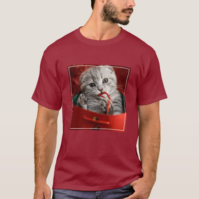 Camiseta Cutest Baby Animals | Scottish Fold Kitten (Frente)