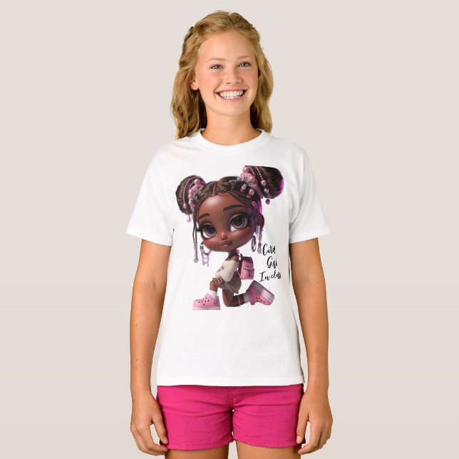Camiseta Cutest Girl In Class Kids (Frente Completa)
