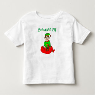 Camiseta Cutest Lil Elf Christmas
