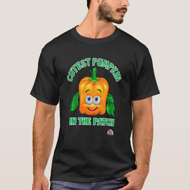 Camiseta Cutest Pumpkin in the Patch   Spookley the Square  (Frente)
