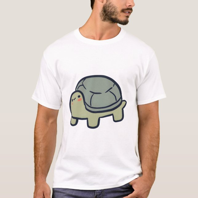 Camiseta Cuteturtle Delight � Bela Arte Animal (Frente)
