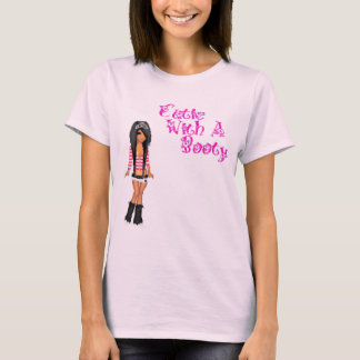 Camiseta cutie com um montante