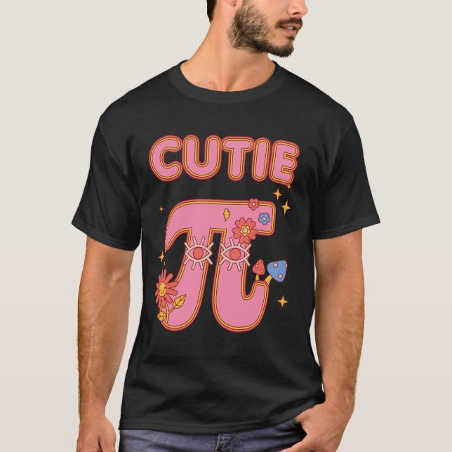 Camiseta Cutie Pi Pie Happy Pi Day Matemática Professora (Frente)