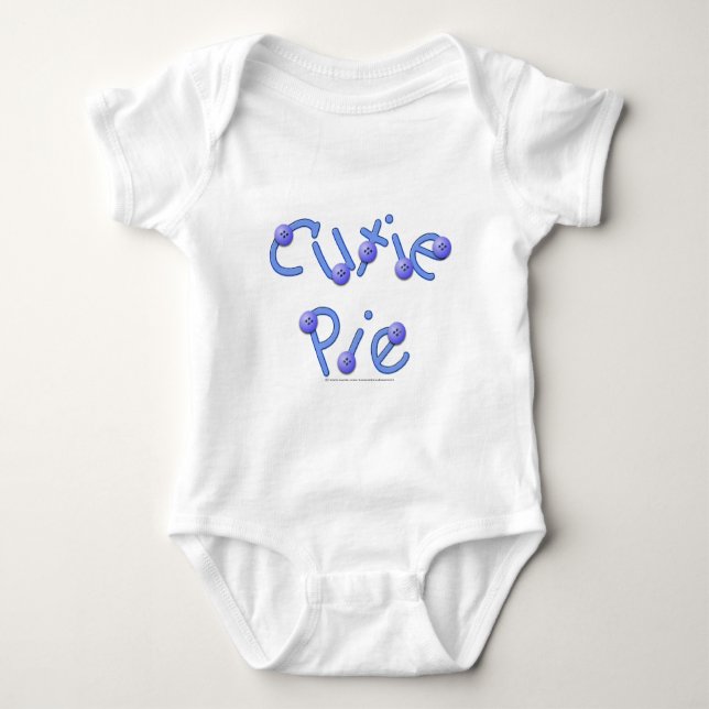 Camiseta Cutie Pie Blue (Frente)
