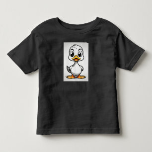 Camiseta Cutie Quacky: Página de Coloração de Pato