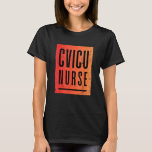 Camiseta CVICU Enfermeira Equipe de Trabalho da Faculdade d