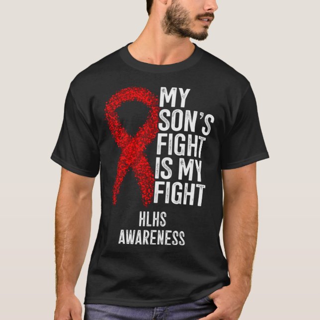 Camiseta Cyanotic Heart Disease My Son's Fight Is My Fight  (Frente)