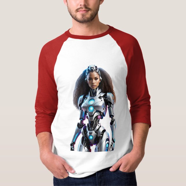 Camiseta Cyber Diva: O Futuro É Feminino (Frente)