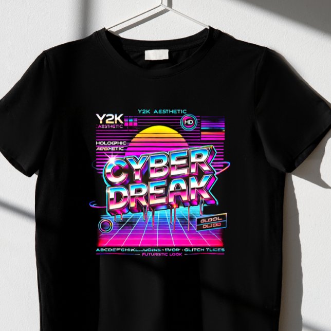 Camiseta Cyber Dream" (Criador carregado)