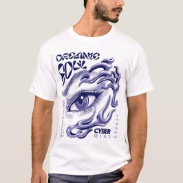 Camiseta Cyber Fantasy Eye with Liquid Waves
