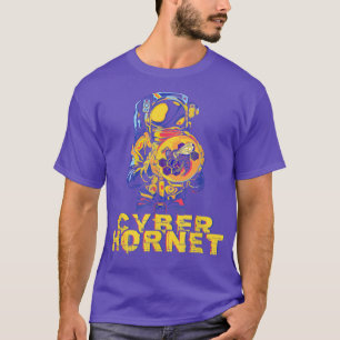 Camiseta Cyber Hornet Bee Bitmoney Cryptocurrency Hodl BTC