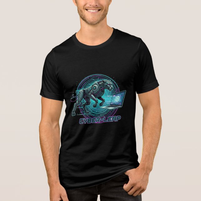Camiseta Cyber leap (Frente)