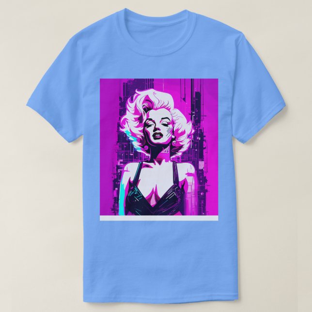 Camiseta Cyber Marilyn (Frente do Design)