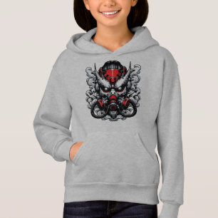 Camiseta Cyber Oni: Máscara do Guerreiro da Fumaça