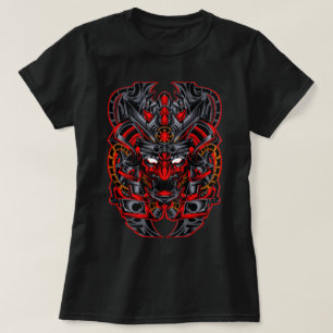 Camiseta Cyber Oni Samurai Mask