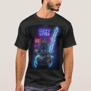 Camiseta Cyber-Ozzy: Sem Descanso para os Maus