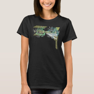Camiseta Cyber Punk Cyberpunk Trippy Acid Glitu Retro Futu