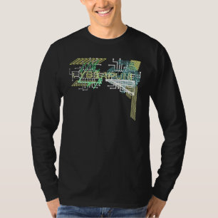 Camiseta Cyber Punk Cyberpunk Trippy Acid Glitu Retro Futu