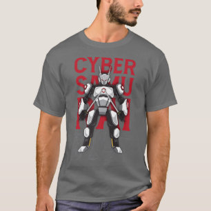 Camiseta Cyber Samurai Japanese Fighter Anime Manga Warrior